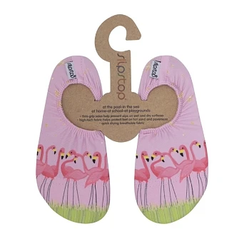 SLIPSTOP Αντιολισθητικά Παντοφλάκια Flamingos