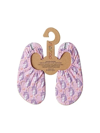 SLIPSTOP Αντιολισθητικά Παντοφλάκια Pink Unicorns