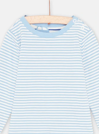 Βρεφική Μακρυμάνικη Μπλούζα για Αγόρια Διπλής Όψης Baby Blue Cars