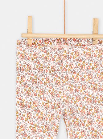 Βρεφικό Κολάν για Κορίτσια Λευκό Flowers