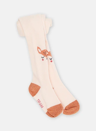 Βρεφικό Καλσόν για Κορίτσια Μπεζ Κάστορας