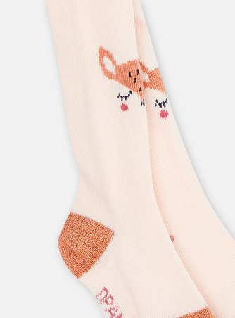 Βρεφικό Καλσόν για Κορίτσια Μπεζ Κάστορας