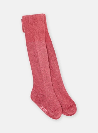 Βρεφικό Καλσόν για Κορίτσια Κοραλί Glitter