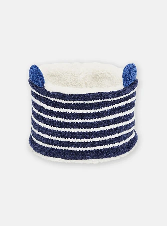 Βρεφικό Κασκόλ για Αγόρια Blue Stripes