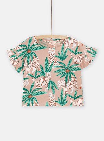 Παιδική Μπλούζα για Κορίτσια Wild Tiger