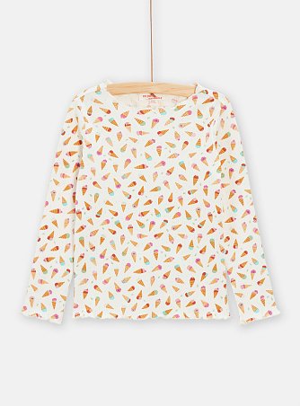 Παιδική Μπλούζα για Κορίτσια MultiColor Ice Cream