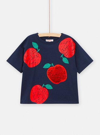 Παιδική Μπλούζα για Κορίτσια Sparkly Apples