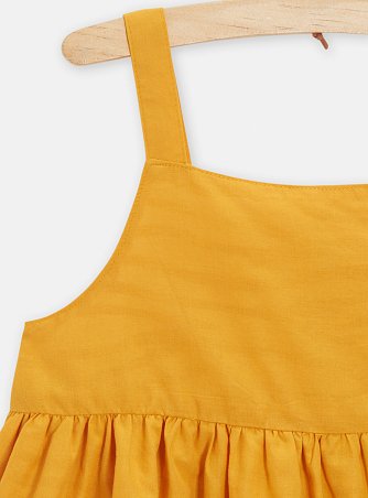 Παιδικό Φόρεμα για Κορίτσια Mustard Leopard