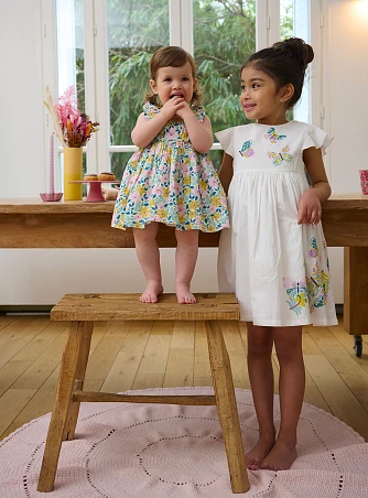 Παιδικό Φόρεμα για Κορίτσια White Butterfly