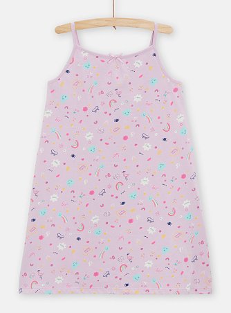 Παιδική Πυτζάμα Φόρεμα για Κορίτσια Lilac