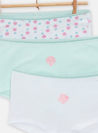 Παιδικά Εσώρουχα για Κορίτσια Mint SeaWolrd 3 τμχ