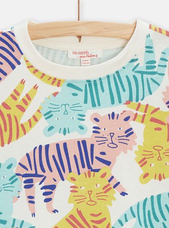 Παιδικό Σετ για Κορίτσια Multicolour Tigers