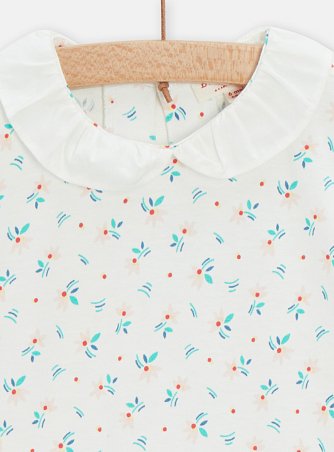 Βρεφική Μπλούζα για Κορίτσια White Danty