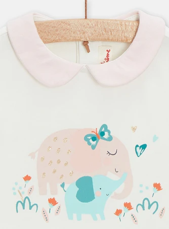 Βρεφικό Κορμάκι για Κορίτσια Elephants
