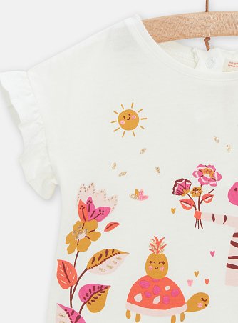 Βρεφική Μπλούζα για Κορίτσια Spring Zebra