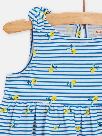 Βρεφικό Φόρεμα Lemon Stripes για Κορίτσια