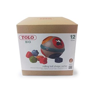 Βρεφική Μπάλα με σχήματα-κουδουνίστρες Tolo Toys