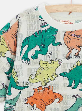 Παιδική Μπλούζα για Αγόρια Multicolour Dino