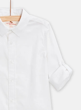 Παιδικό Πουκάμισο για Αγόρια Classic White