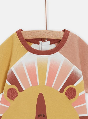 Βρεφική Μπλούζα για Αγόρια Brown Lion