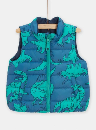 Βρεφικό Μπουφάν για Αγόρια Green Dino - 2 σε 1
