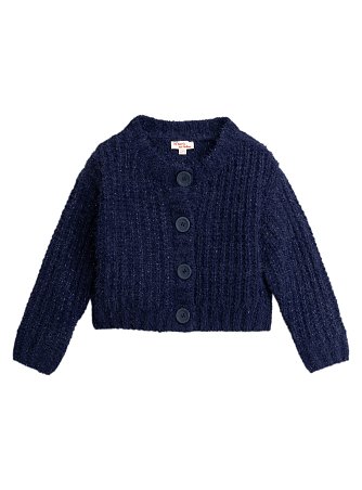 Παιδική Ζακέτα για Κορίτσια Navy Knit