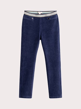 Παιδικό Κολάν για Κορίτσια Navy Corduroy