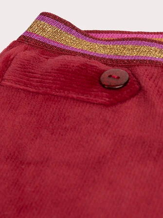 Παιδικό Κολάν για Κορίτσια Red Corduroy