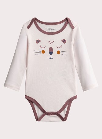 Σετ Βρεφικά Φορμάκια για Κορίτσια White Cheetah 2 τμχ