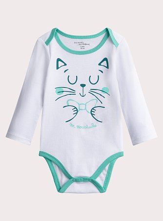 Σετ Βρεφικά Φορμάκια Mr Moustache 2 τμχ