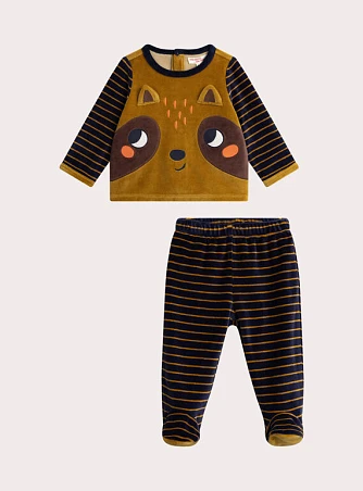 Σετ Βρεφικές Πιτζάμες για Αγόρια Striped Dog