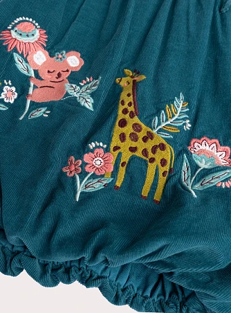 Βρεφικό Φόρεμα για Κορίτσια Turquoise Jungle