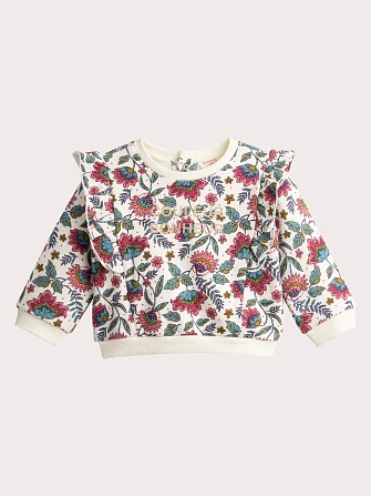 Βρεφικό Φούτερ για Κορίτσια Floral Twist