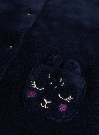 Βρεφική Ζακέτα για Κορίτσια Navy Cheetah