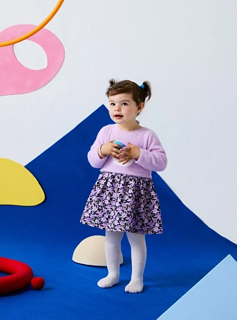 Βρεφικό Φόρεμα για Κορίτσια Purple Swan