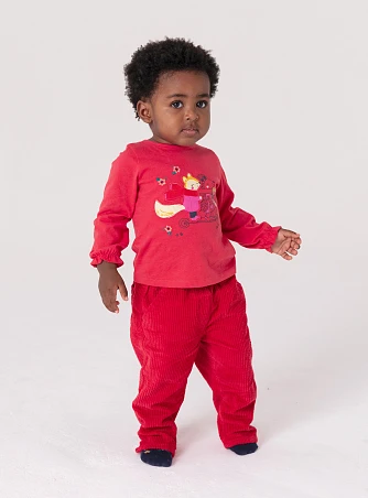 Βρεφικό Παντελόνι για Κορίτσια Red Velvet