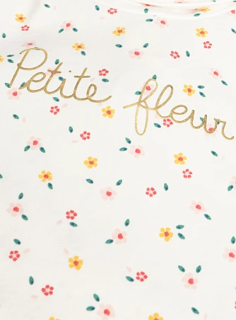 Βρεφική Μπλούζα για Κορίτσια Petite Fleur