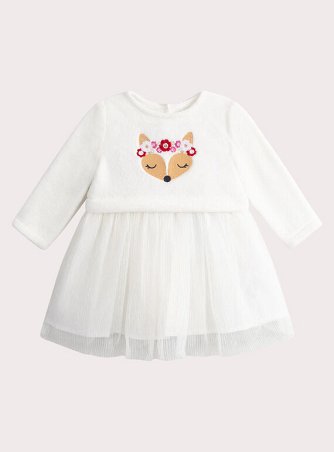 Βρεφικό Φόρεμα για Κορίτσια White Fox