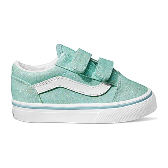 Βρεφικά Παπούτσια VANS για Κορίτσια Old Skool Glitter Mint
