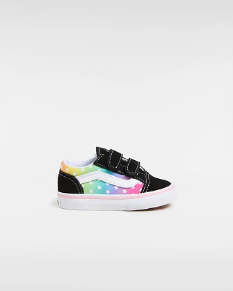 Βρεφικά Παπούτσια Vans Old Skool V για Κορίτσια Glow Rainbow (Μεγέθη 20-26)