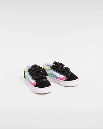 Βρεφικά Παπούτσια Vans Old Skool V για Κορίτσια Glow Rainbow (Μεγέθη 20-26)