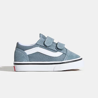 Βρεφικά Παπούτσια Vans Old Skool V για Αγόρια Grey/Blue (Μεγέθη 20-26)