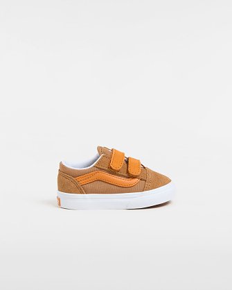 Βρεφικά Παπούτσια Vans Old Skool για Αγόρια Brown/Orange (Μεγέθη 20-26)