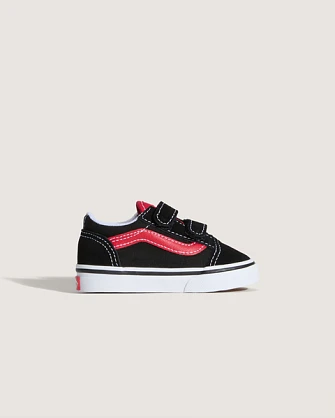 Βρεφικά Παπούτσια Vans Old Skool για Αγόρια Black/Red (Μεγέθη 20-25)