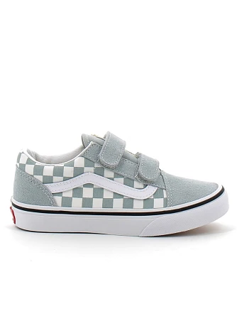 Παιδικά Παπούτσια Vans Old Skool για Αγόρια Grey Checkerboard (Μεγέθη 27-34)