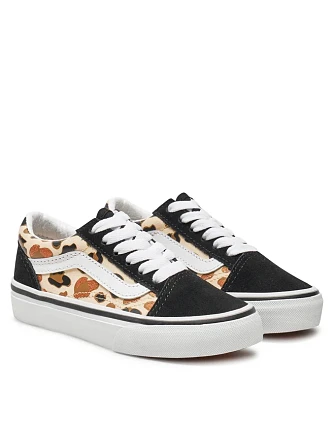 Παιδικά Παπούτσια Vans Old Skool για Κορίτσια Leopard Glitter (Μεγέθη 27-34)