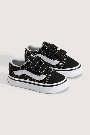 Βρεφικό Παπούτσι για Κορίτσι Vans Old Skool V Ditsy Floral Black/Sunset Blush (Μεγέθη 20-26)