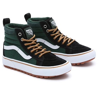 Παιδικά High Sneakers Παπούτσια Vans Sk-8 Mid Black/Green