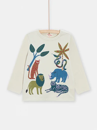 Παιδική Μπλούζα για Αγόρια White Jungle