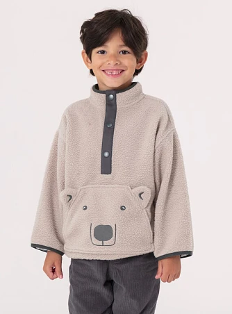 Παιδικό Φούτερ για Αγόρια Grey Polar Bear